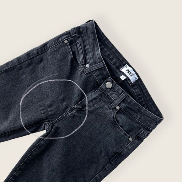 PAIGE Skyline ankle Peg in Crow Size 28 - Picture 5 of 9